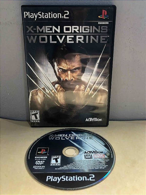 X-Men Origins Wolverine Sem Manual Americano PS2