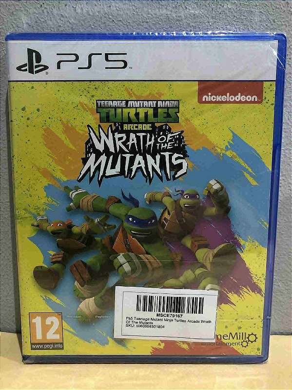 Teenage Mutant Ninja Turtles Arcade Wrath of the Mutants LACRADO Europeu PS5