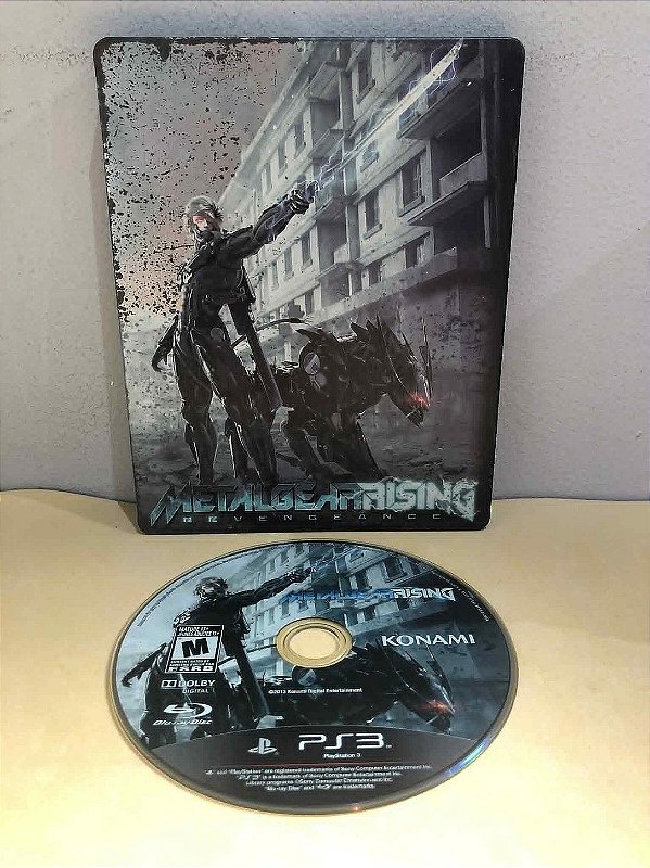 Steelbook Metal Gear Rising Revengeance Americano PS3