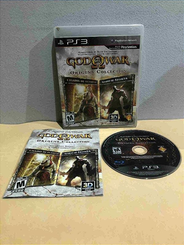 COM DETALHES - God of War Origins Collection Americano PS3