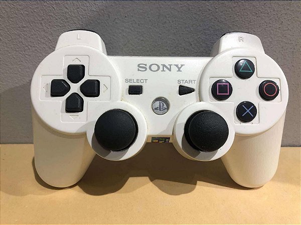 Controle DualShock 3 Branco Original PS3