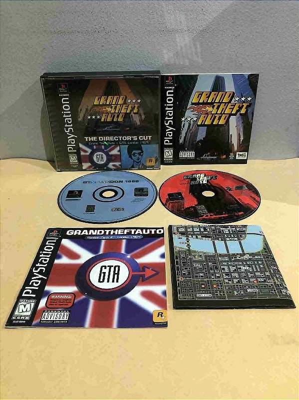 Grand Theft Auto Directors Cut Americano PS1