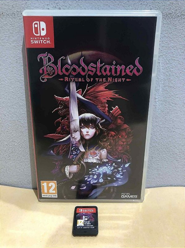 Bloodstained Ritual of the Nigh Europeu Switch