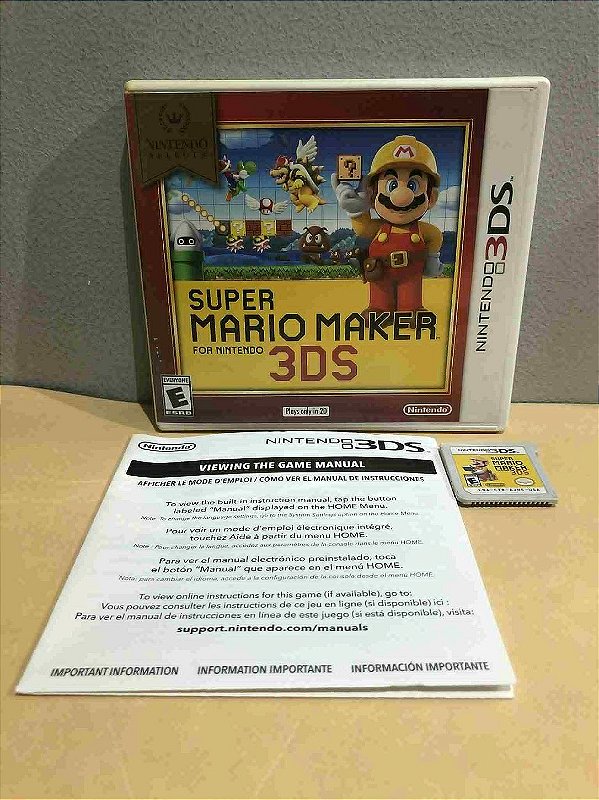 Super Mario Maker Americano 3DS