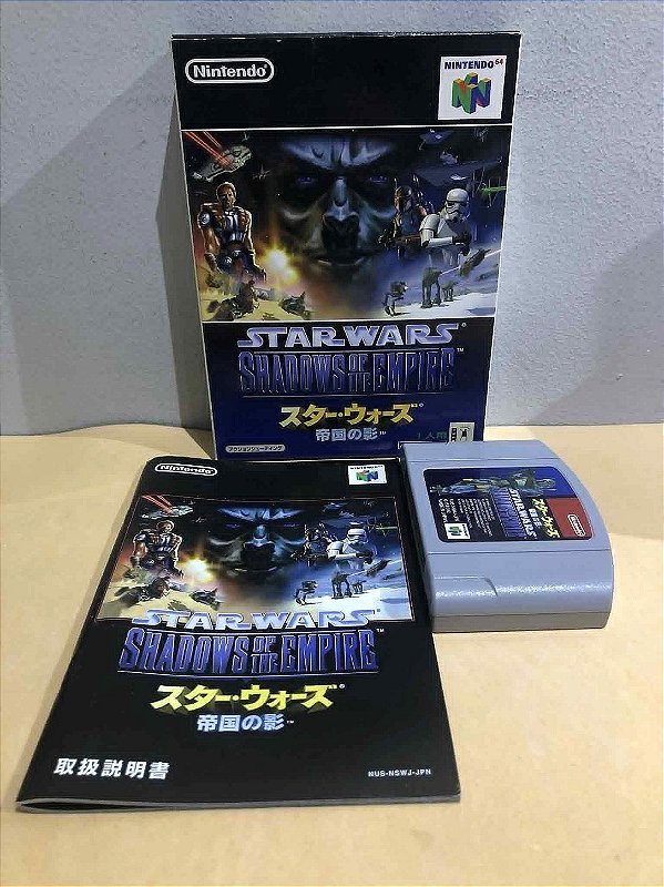 Star Wars Shadows of the Empire Na Caixa Japoens Nintendo 64