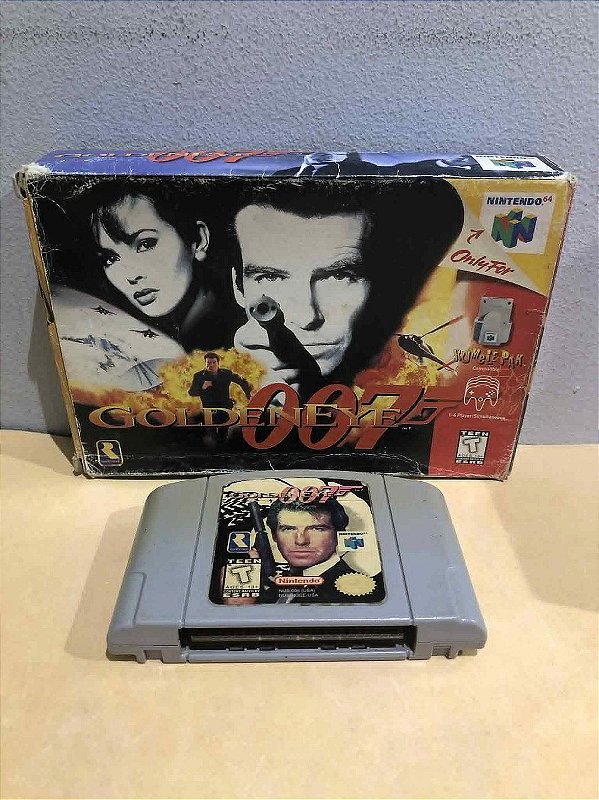 007 GoldenEye Na Caixa Americano Nintendo 64