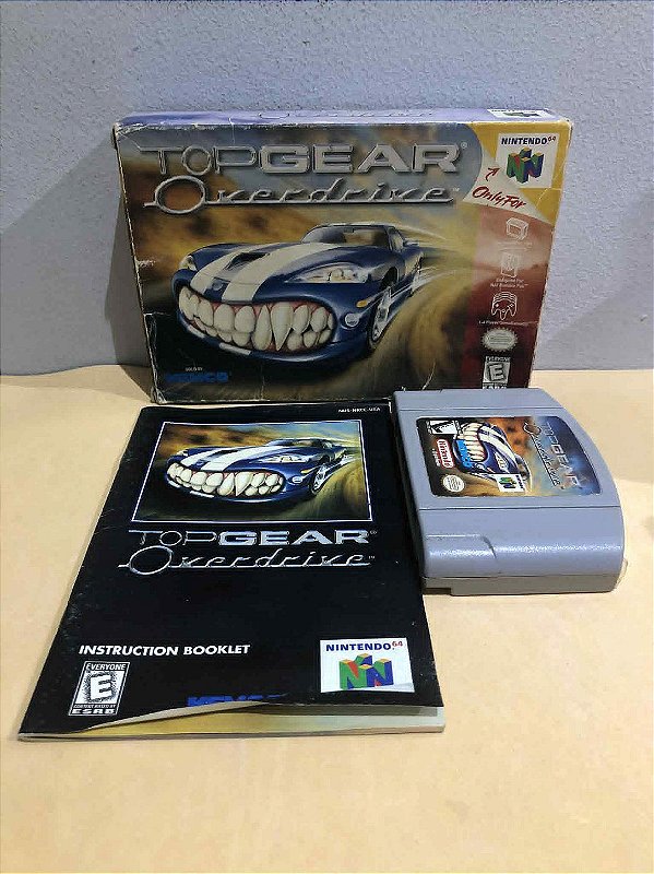 Top Gear Overdrive Na Caixa Americano Nintendo 64