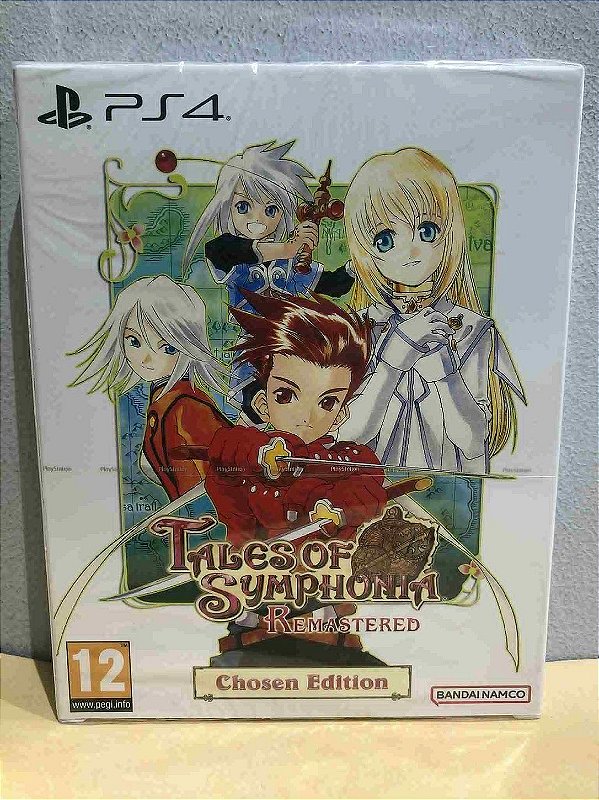 Tales of Symphonia Remastered Chosen Edition LACRADO Europeu PS4