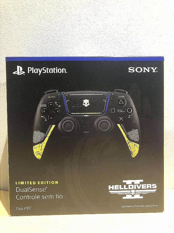 Controle DualSense Helldivers 2 LACRADO PS5