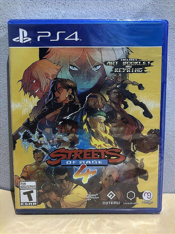 Streets of Rage 4 LACRADO Americano PS4