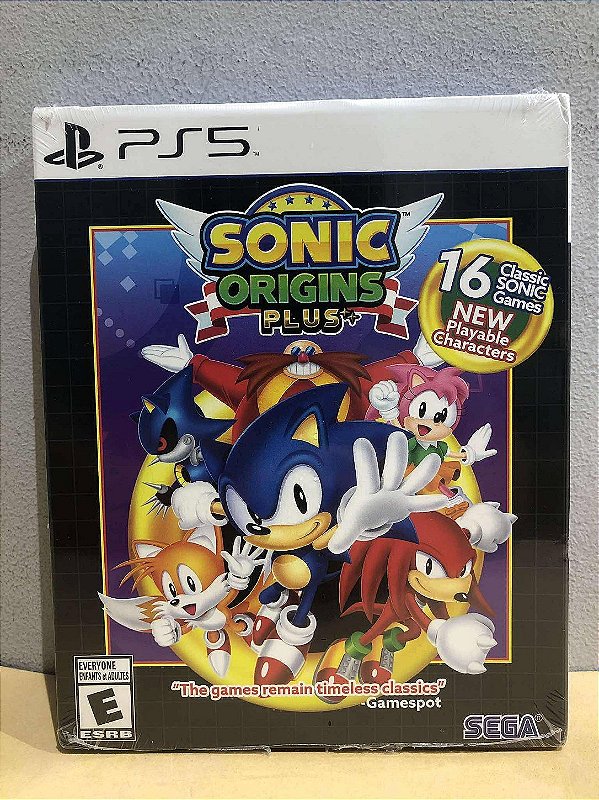 Sonic Origins Plus LACRADO Americano PS5