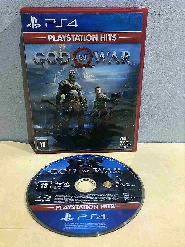 COM DETALHES - God of War Playstation Hits Nacional PS4