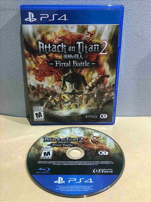 Attack on Titan 2 Final Battle Americano PS4