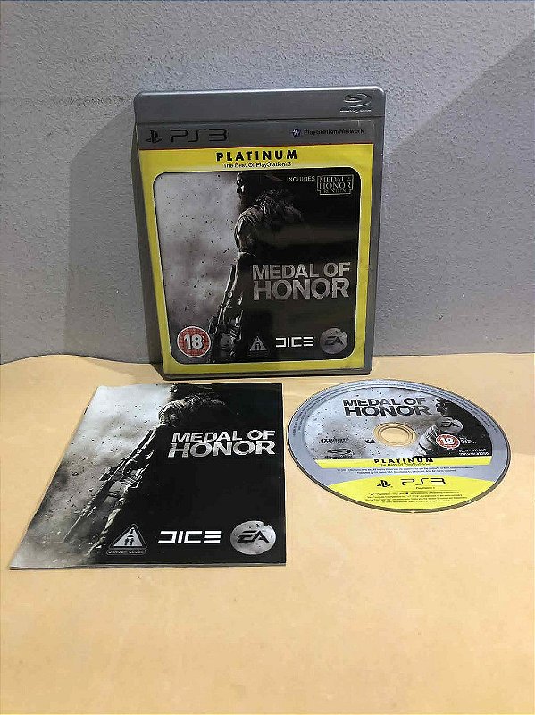 Medal of Honor Platinum Europeu PS3