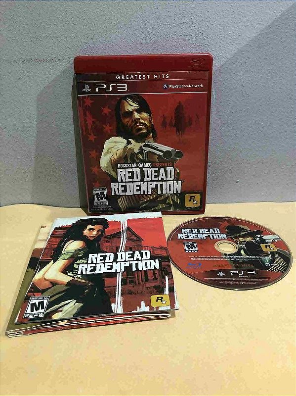 COM DETALHES - Red Dead Redemption Greatest Hits Com Mapa Americano PS3