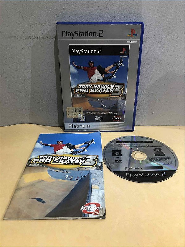 Tony Hawks Pro Skater 3 Platinum Europeu PS2