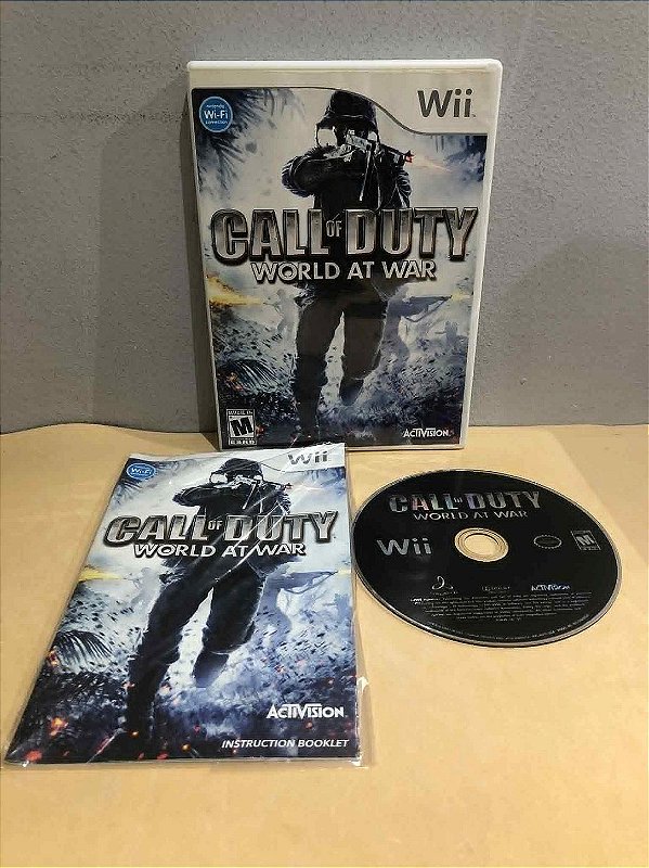 Call of Duty World At War Americano Wii