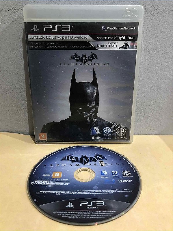 COM DETALHES - Batman Arkham Origins Sem Manual Nacional PS3