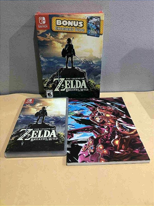 The Legend of Zelda Breath of the Wild + Explorers Guide Americano Switch