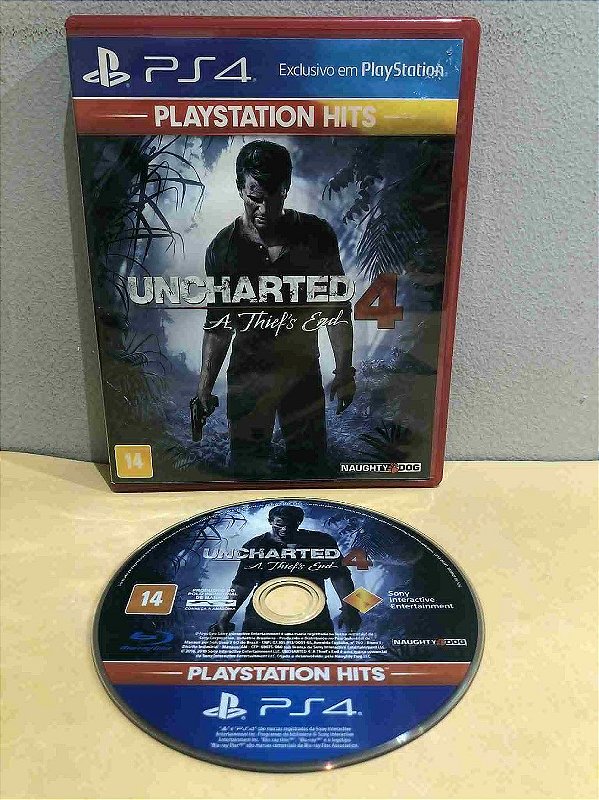 COM DETALHES - Uncharted 4 Playstation Hits Nacional PS4