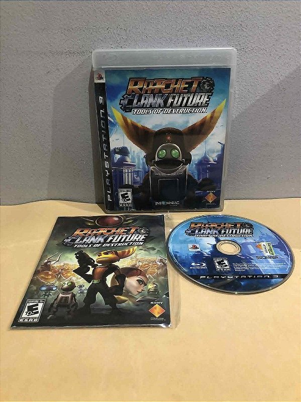 COM DETALHES - Ratchet & Clank Future Tools of Destruction Americano PS3
