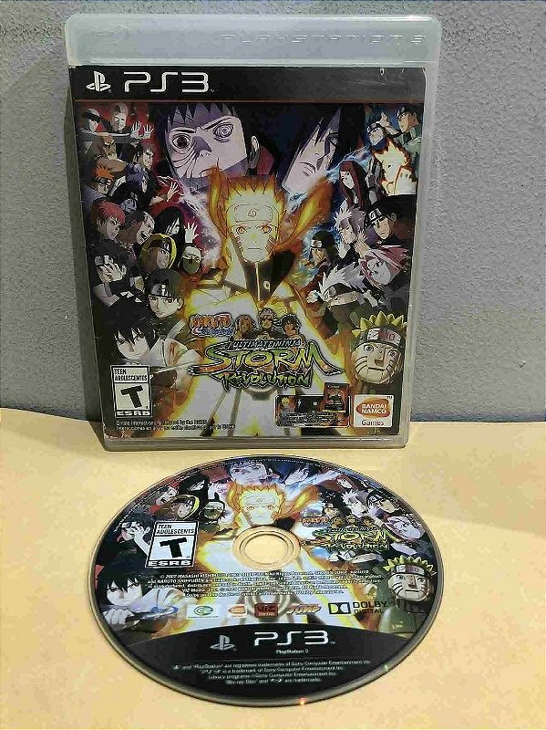 COM DETALHES - Naruto Ultimate Ninja Storm Revolution Americano PS3