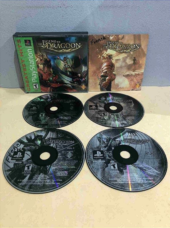 Legend of Dragoon Greatest Hits Americano PS1
