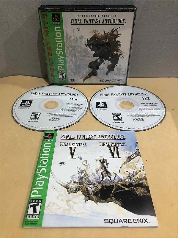 Final Fantasy Anthology Greatest Hits Americano PS1