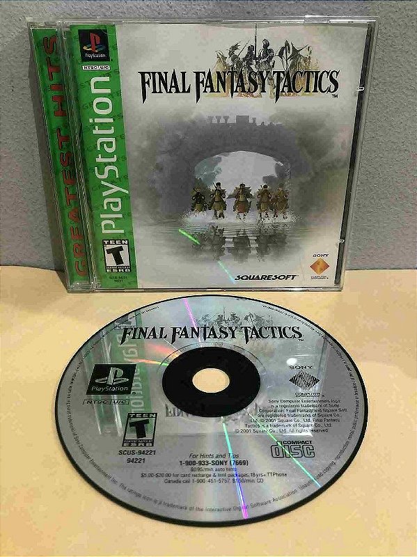Final Fantasy Tactics Greatest Hits Americano PS1