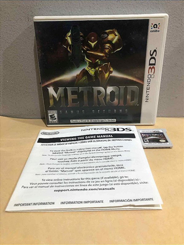 Metroid Samus Returns Americano 3DS