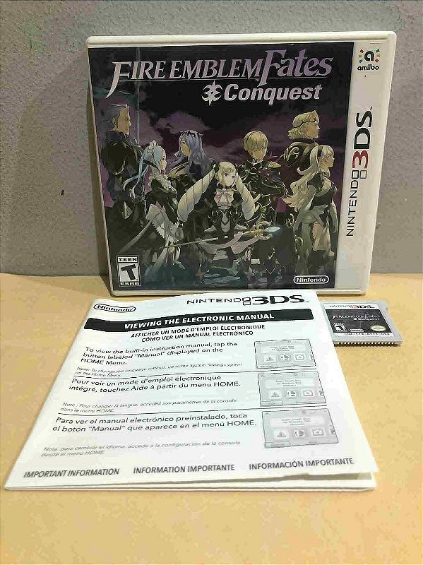 Fire Emblem Fates Conquest Americano 3DS