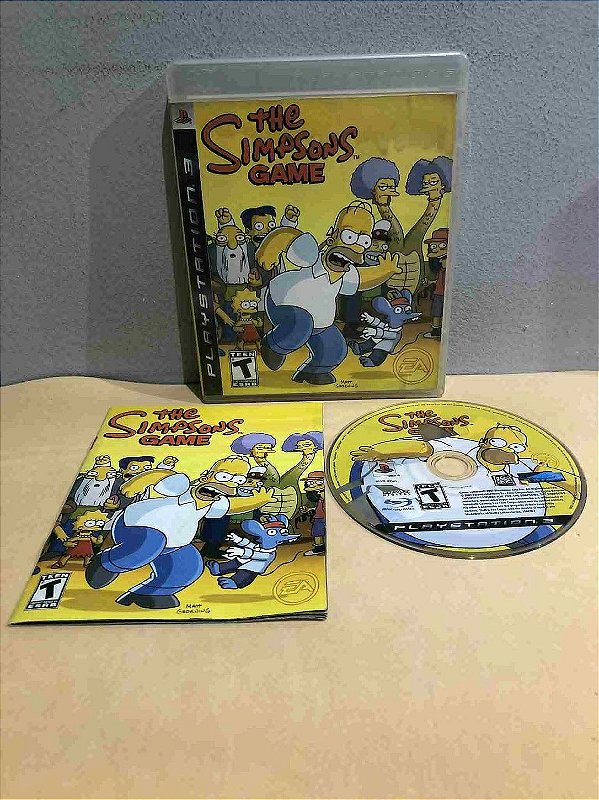 COM DETALHES - The Simpsons Americano PS3