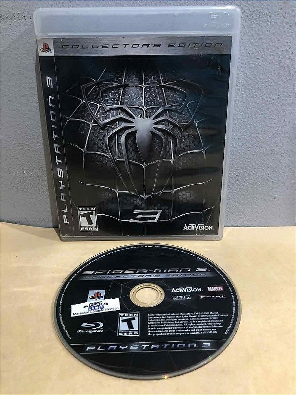 COM DETALHES - Spiderman 3 Collectors Edition Sem Manual Americano PS3