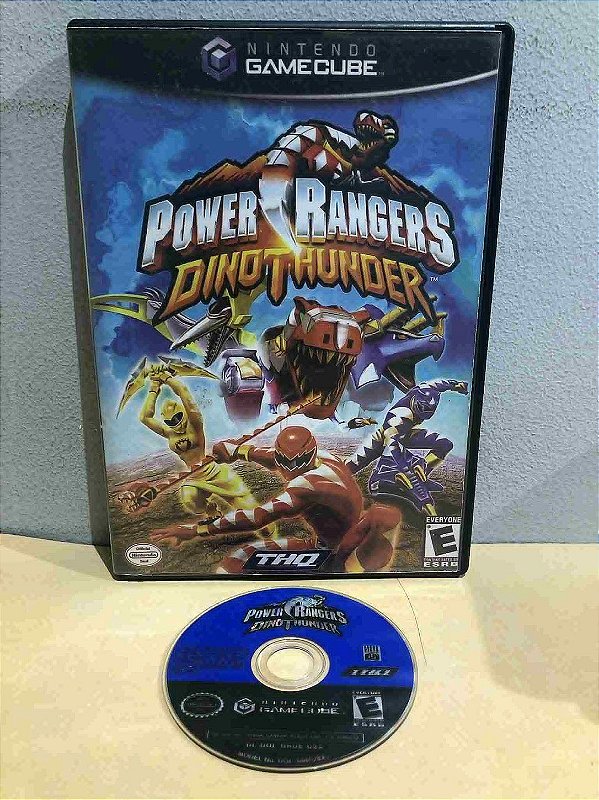 REIMPRESSSO - Power Rangers Dino Thunder Americano GameCube