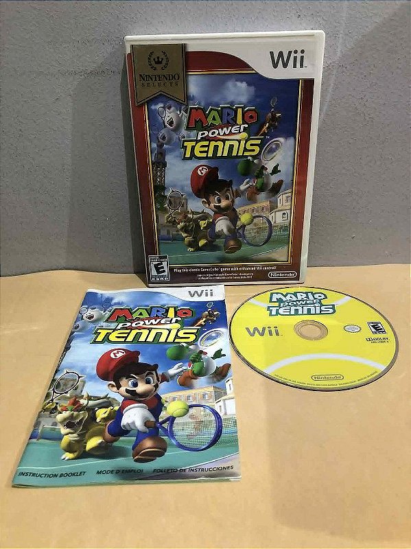 Mario Power Tennis Nintendo Selects Americano Wii