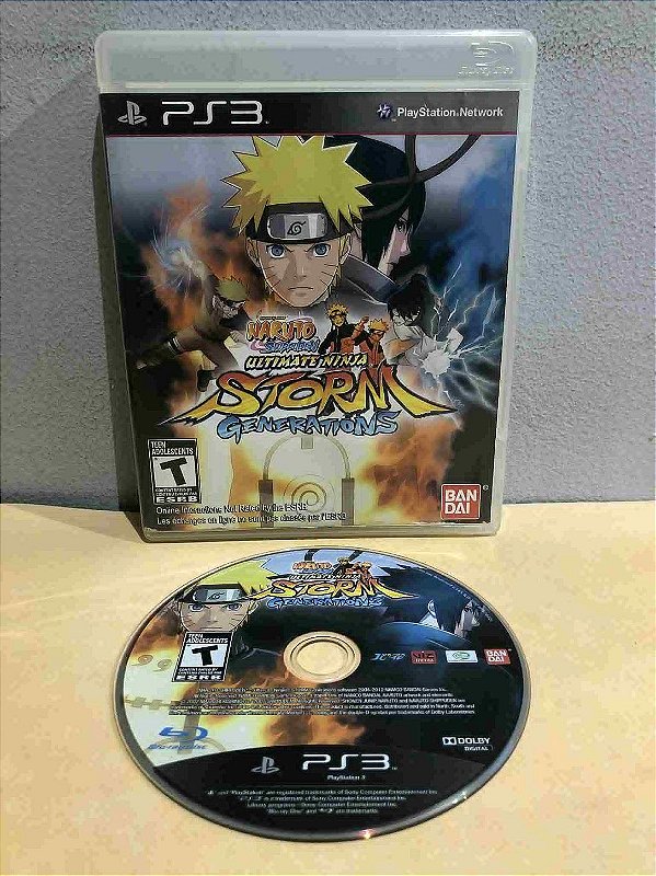 Naruto Ultimate Ninja Storm Generations Sem Manual Americano PS3
