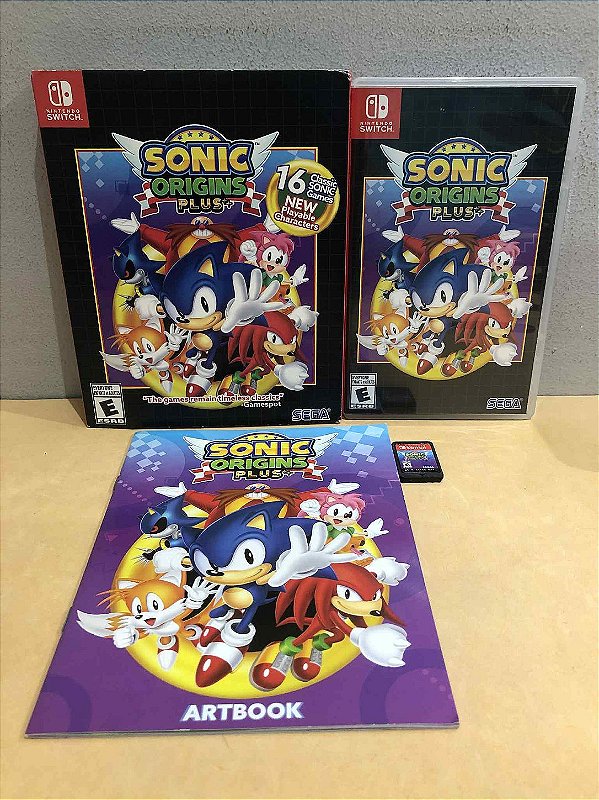 Sonic Origins Plus Com Luva Americano Switch