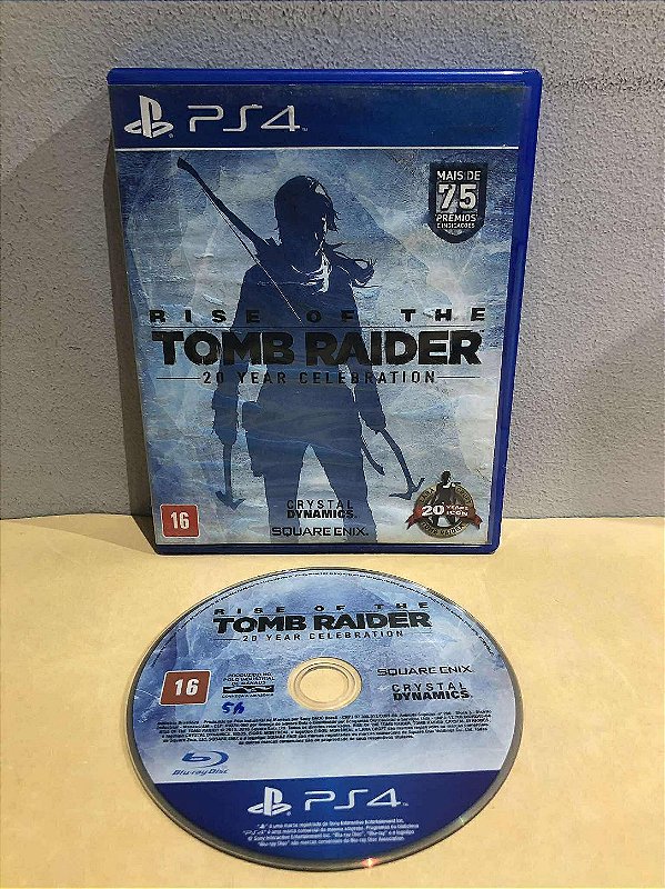 COM DETALHES - Rise of Tomb Raider 20 Year Celebration Nacional PS4