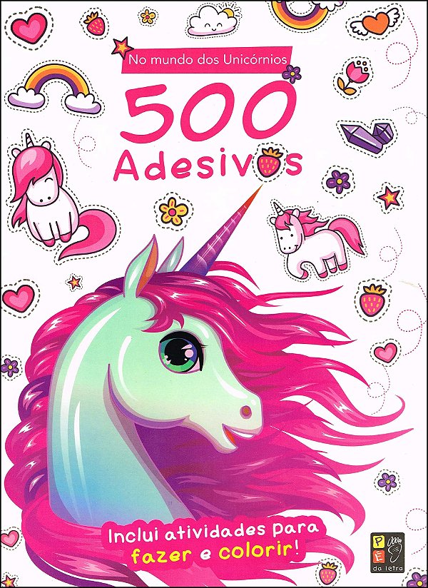 500 Adesivos - Mundo dos Unicornios
