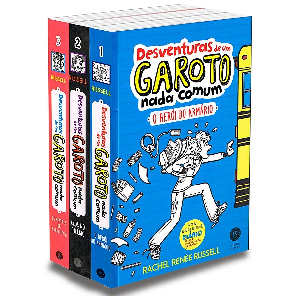 Kit Desventuras de Um Garoto Nada Comum - 1,2 e 3