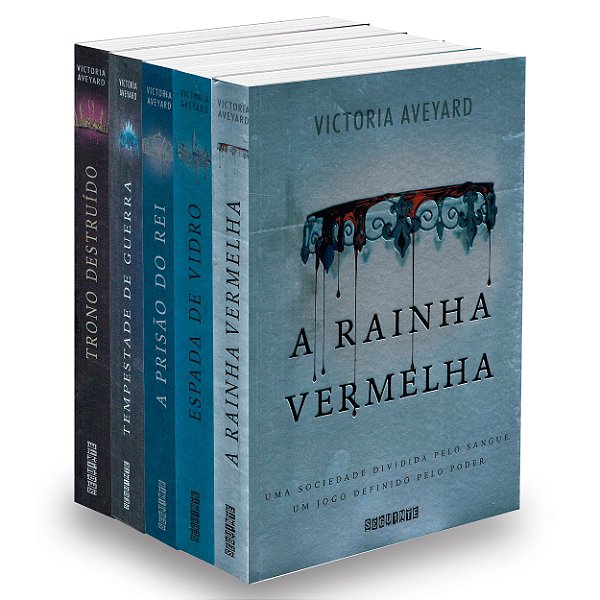 Kit A Rainha Vermelha - Coleção 5 livros Victoria Aveyard