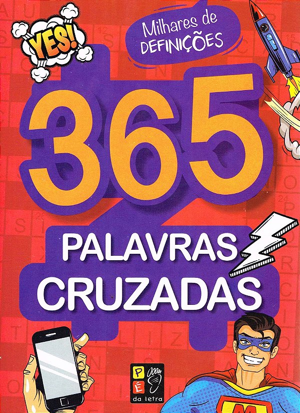 365 Palavras Cruzadas - Capa Vermelha