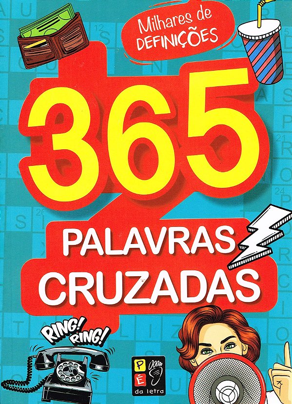 365 Palavras Cruzadas - Capa Azul
