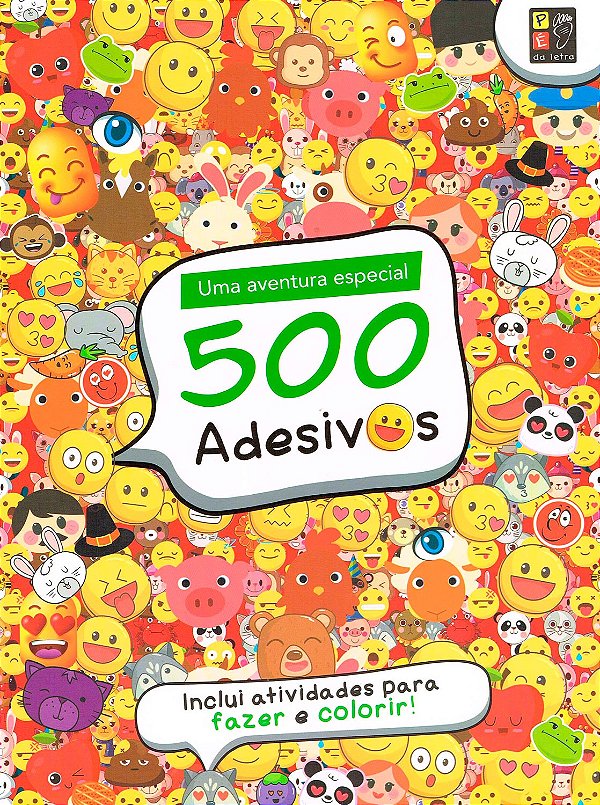 500 Adesivos - Emotions Divertidos