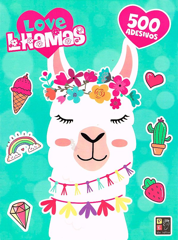 500 Adesivos - Lovelhamas