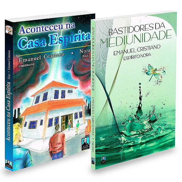 Kit Aconteceu na Casa Espírita e Bastidores da Mediunidade