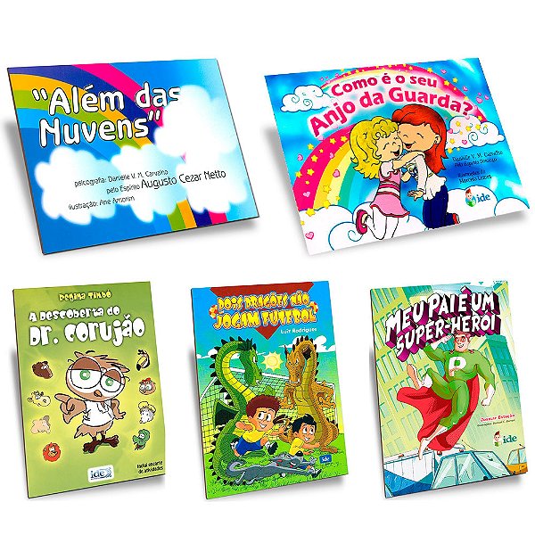 Kit 5 livros Infantil
