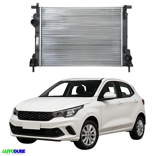 Radiador Argo Cronos 2017 2018 2019 Pulse 2021 2022 2023 (Com Ar Condicionado)