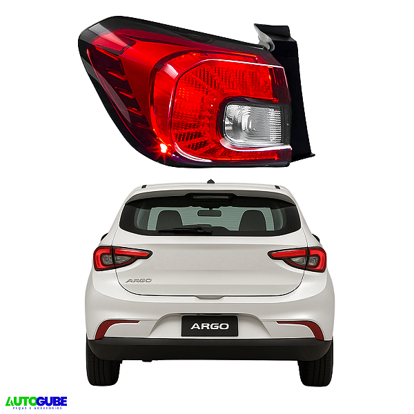 Lanterna Canto Argo 2017 2018 2019 2020 2021 2022 2023 2024 2025 Cristal Esquerda