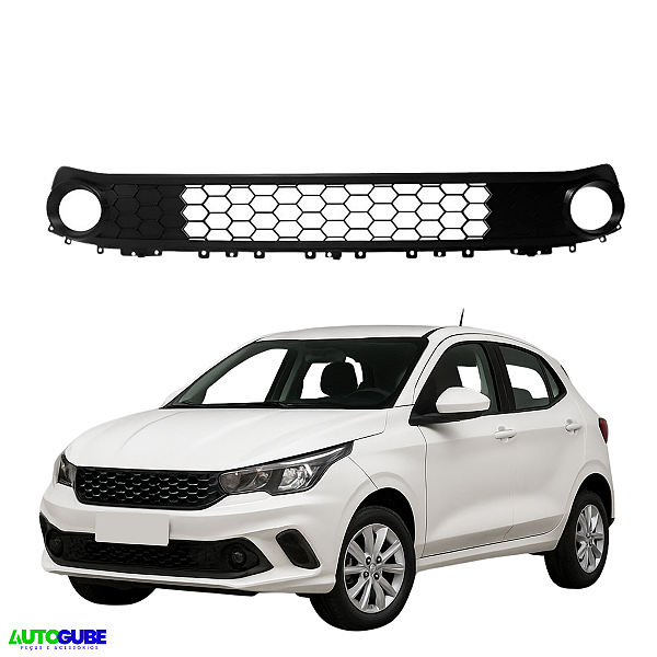 Grade Parachoque Dianteiro Argo Com Furo 2017 2018 2019 2020 2021 2022